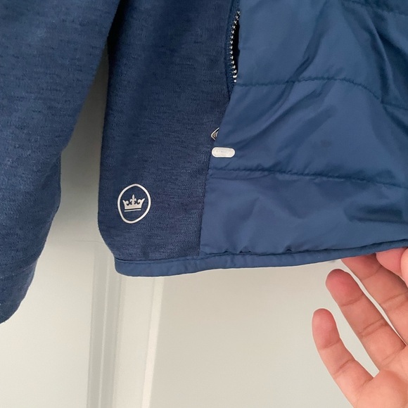 Peter Millar Down Insulated Zip Front Jacket Blue - Picture 5 of 10